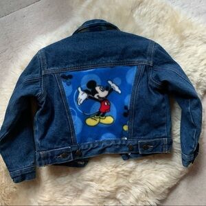 ELY Outerwear Vintage Mickey Mouse Denim Jacket Jean 0-24mo Rare